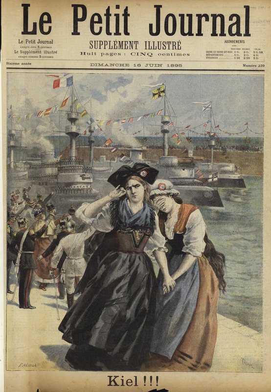 Titelblatt von Le Petit Journal, 16. Juni 1895 von French School