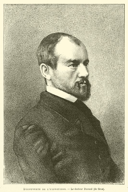 Entdeckung des Hypnotismus, Dr. Durand, de Gros von French School