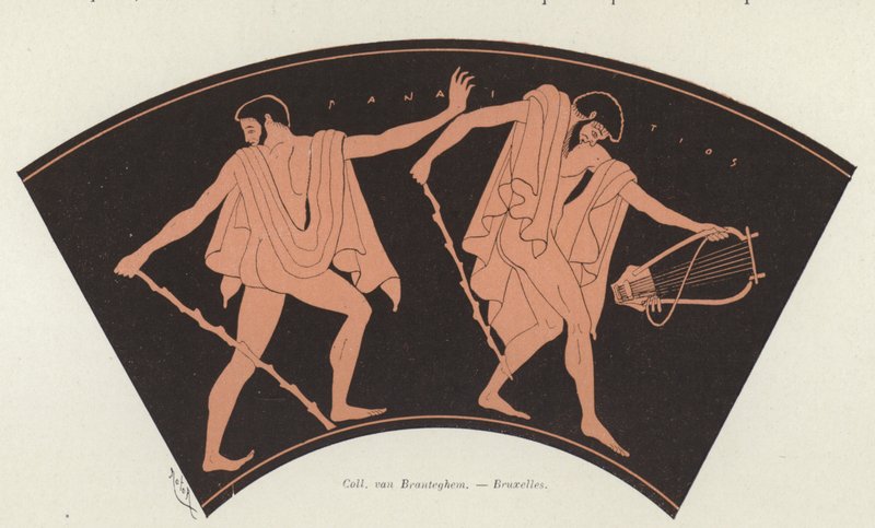 (Detail) griechische Keramik von French School