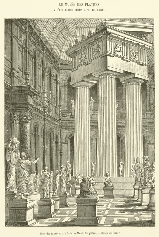 Kunsthochschule, in Paris, Gipsmuseum von French School