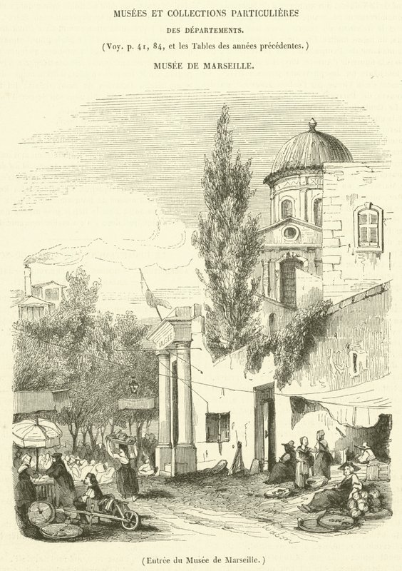 Eingang des Museums von Marseille von French School