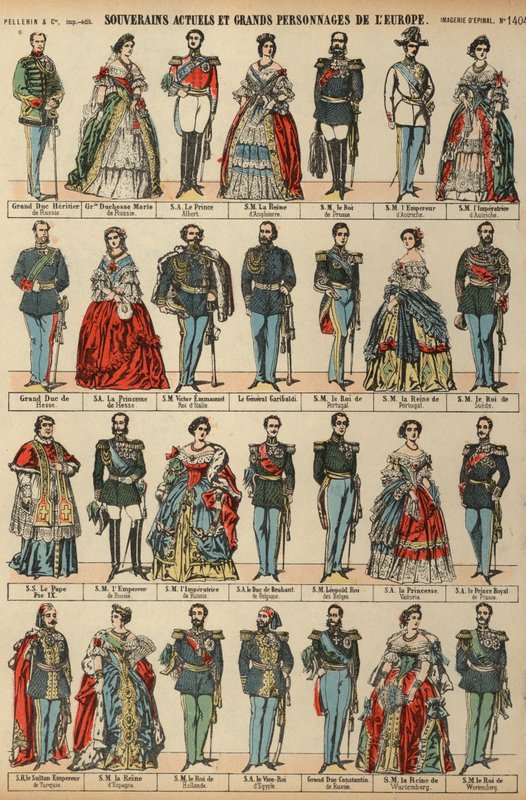 Europäische Königshäuser von French School