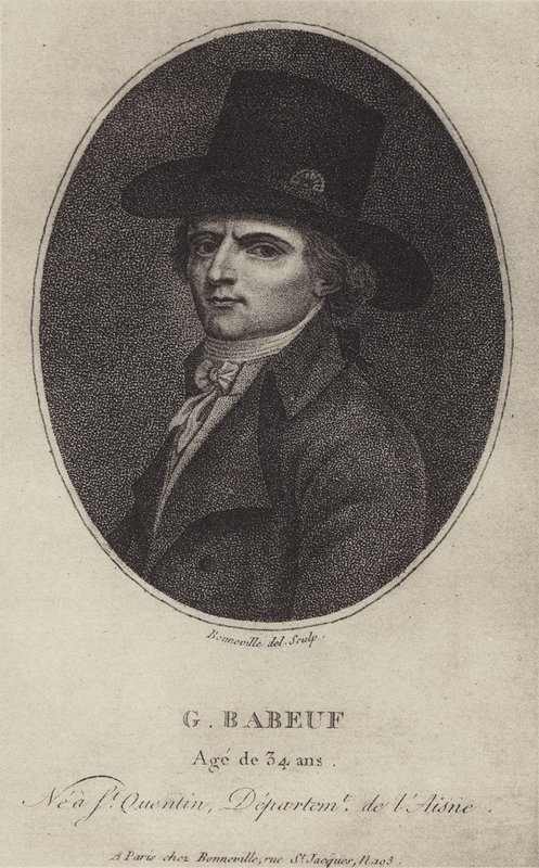 Francois-Noel Babeuf, französischer revolutionärer politischer Agitator und Journalist von French School