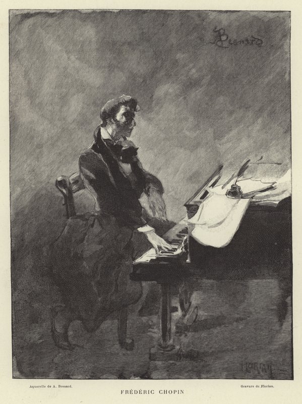 Frédéric Chopin, polnischer Pianist und Komponist von French School