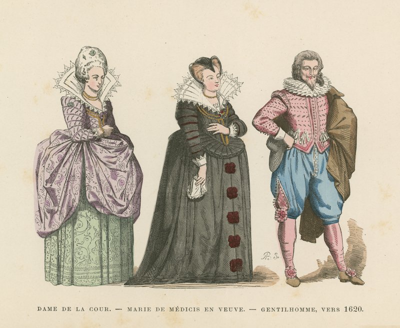 Französisches Kostüm, frühes 17. Jahrhundert von French School