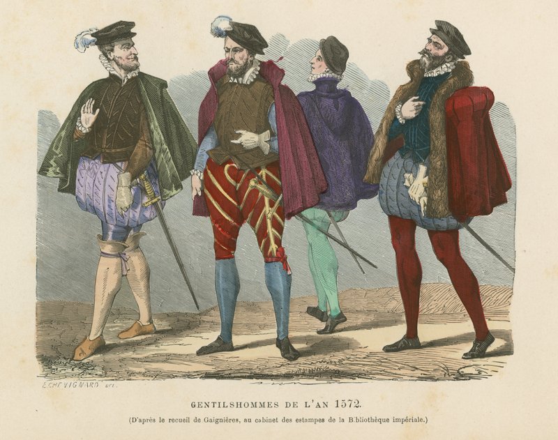 Französische Herren, 1572 von French School