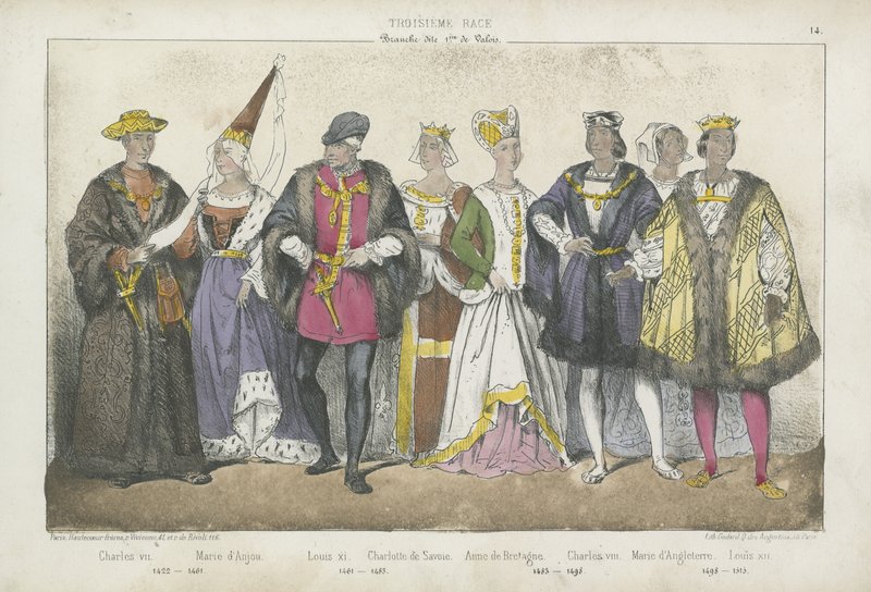 Französische Könige und Königinnen des 15. und 16. Jahrhunderts von French School