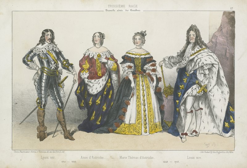 Französische Könige und Königinnen der älteren Linie der Bourbonen von French School