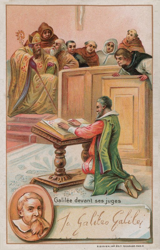 Galileo Galilei vor den Richtern von French School