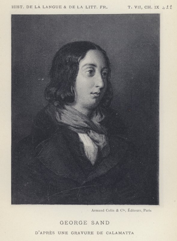 George Sand von French School