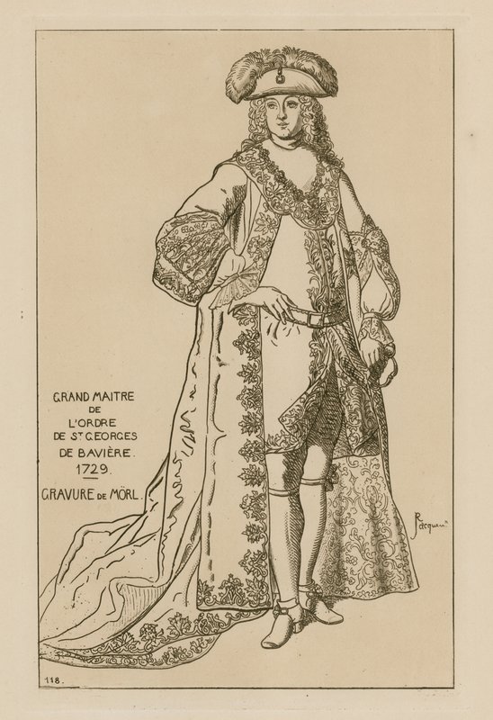 Großmeister des Ordens des Heiligen Georg von Bayern, 1729 von French School