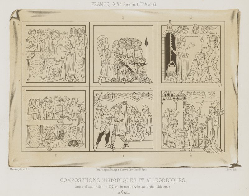 Historische und allegorische Kompositionen von French School