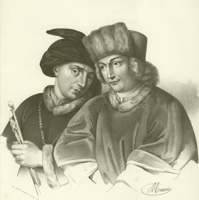 Hubert (1366-1426) und Jan van Eyck (1370-1441), flämische Künstler von French School