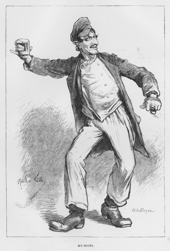 Illustration für Der Totschläger, ein realistischer Roman von Emile Zola (Gravur) von French School