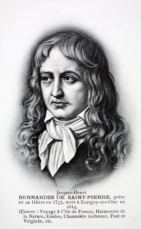 Jacques-Henri Bernardin de Saint-Pierre, französischer Autor von French School