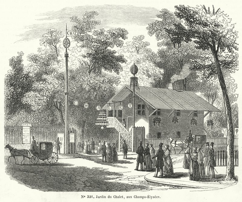 Jardin du Chalet, Champs Elysees, Paris von French School