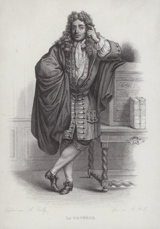Jean de La Bruyere, französischer Philosoph, Moralist und Autor von French School