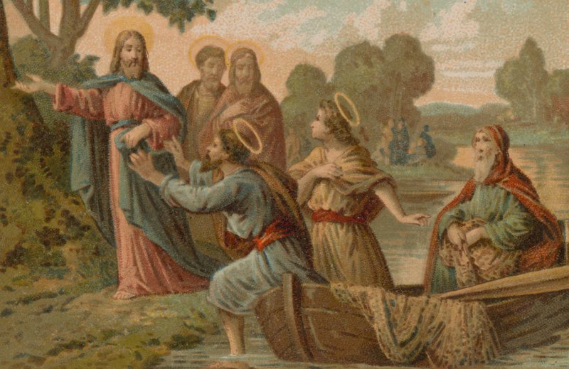 Jesus Christus rekrutiert seine Menschenfischer von French School