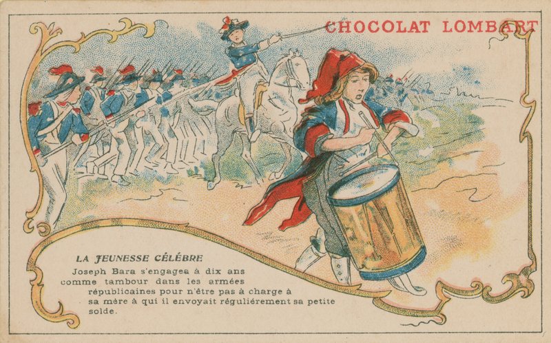 Joseph Bara, ein berühmter junger französischer Republikanersoldat zur Zeit der Französischen Revolution von French School