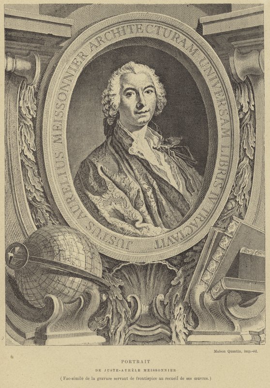 Juste-Aurele Meissonnier, französischer Goldschmied, Künstler, Architekt und Möbeldesigner von French School