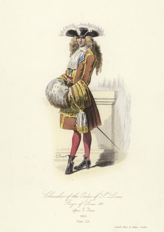 Ritter des Ordens von St. Louis, Regierungszeit von Ludwig XIV. von Frankreich von French School