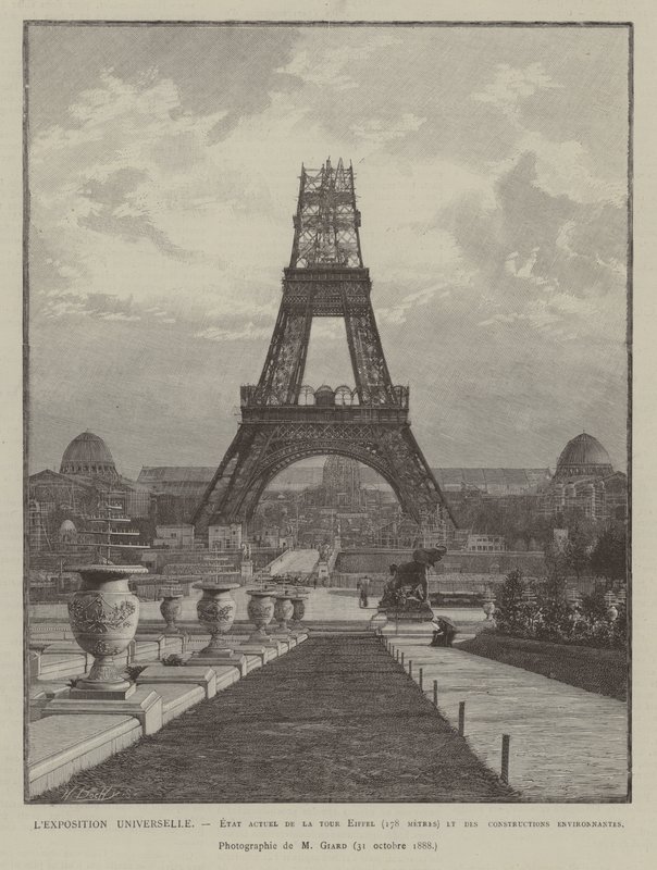 Die Weltausstellung, Aktueller Zustand des Eiffelturms von French School