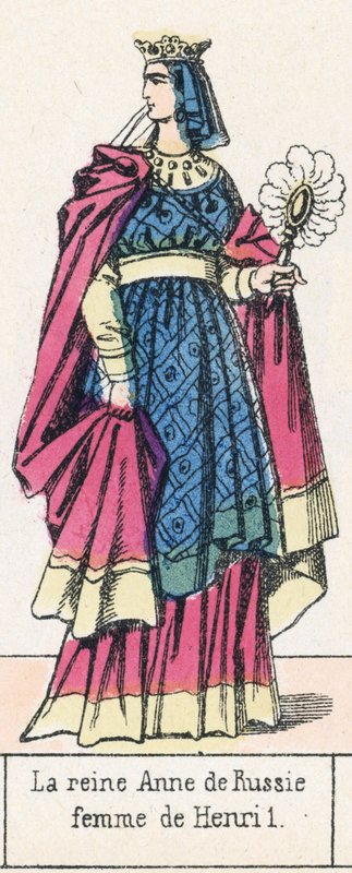 Königin Anna von Russland, Frau von Heinrich I. von French School
