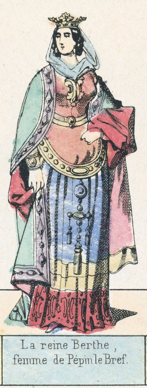 Königin Berthe, Frau von Pippin dem Kurzen von French School