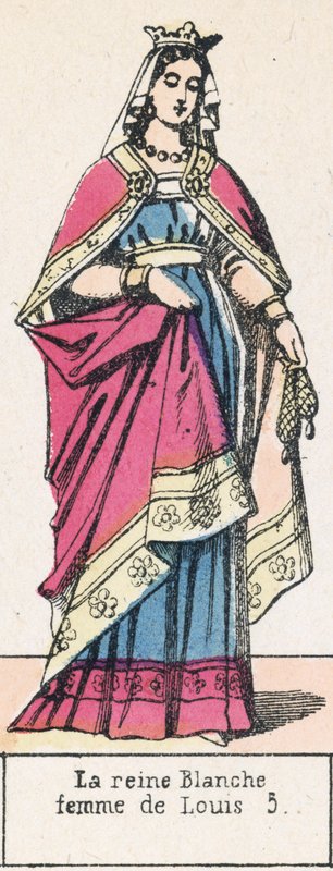 Königin Blanche, Frau von Ludwig V. von French School