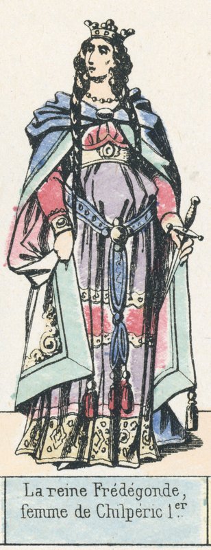 Königin Fredegunde, Frau von Chilperich I. von French School