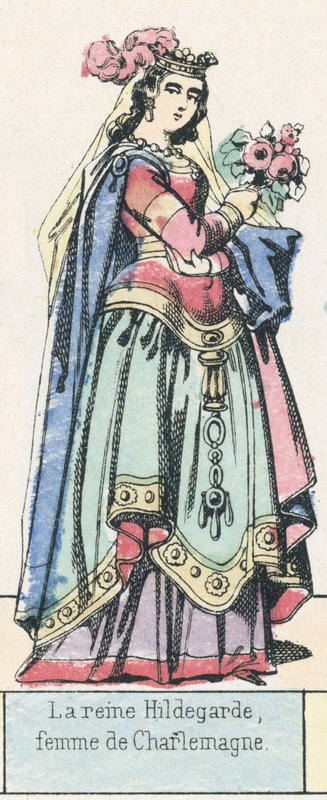 Königin Hildegard, Frau von Karl dem Großen von French School