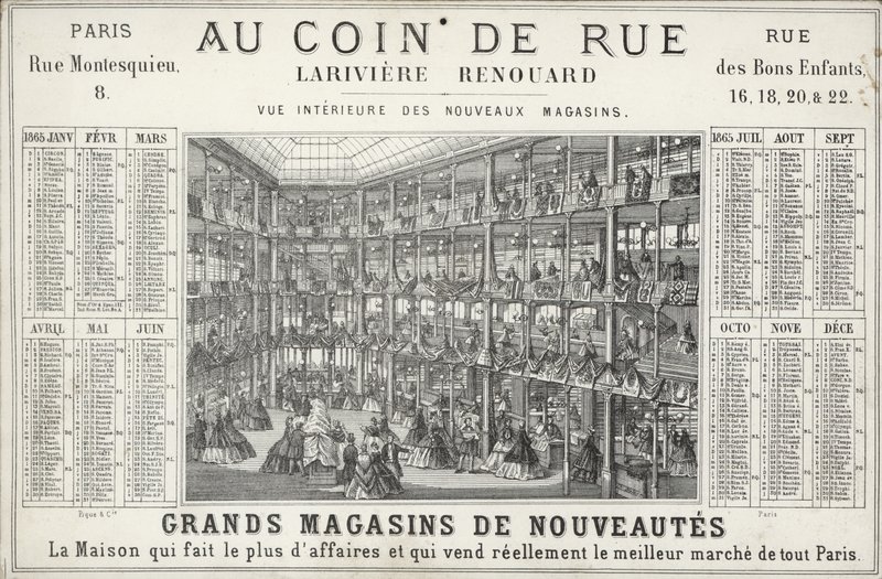 Lariviere Renouard Kaufhaus, Paris von French School