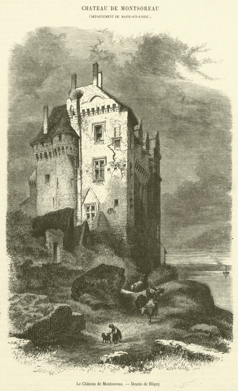 Das Schloss Montsoreau von French School