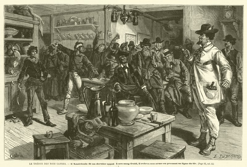 Der Schatz der Kafferkönige (Gravur) von French School