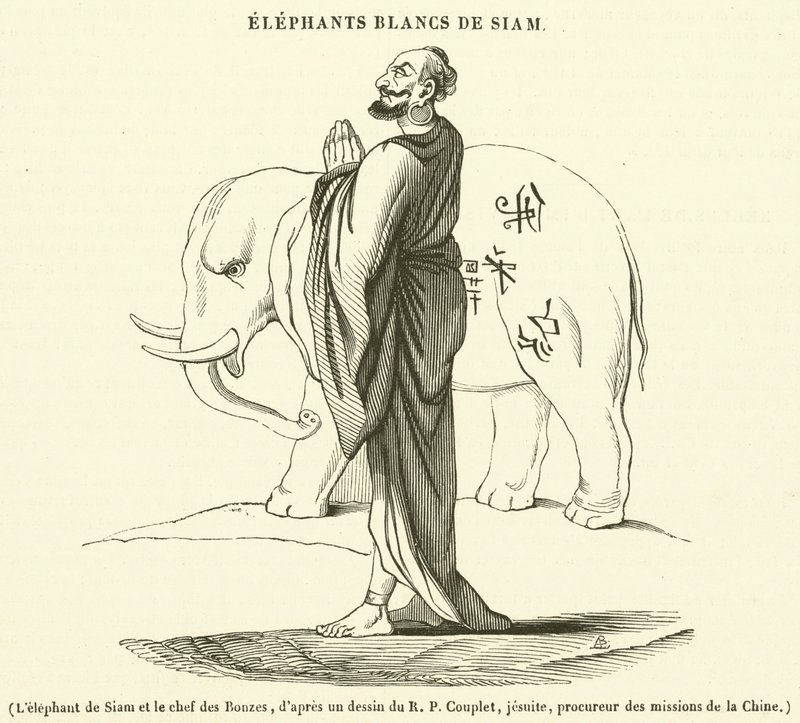 Der Elefant von Siam und der Chef der Bonzen von French School