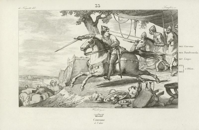 Lothar von Frankreich führt seine Armee in einen Angriff auf den Palast des Heiligen Römischen Kaisers in Aachen, 978 von French School