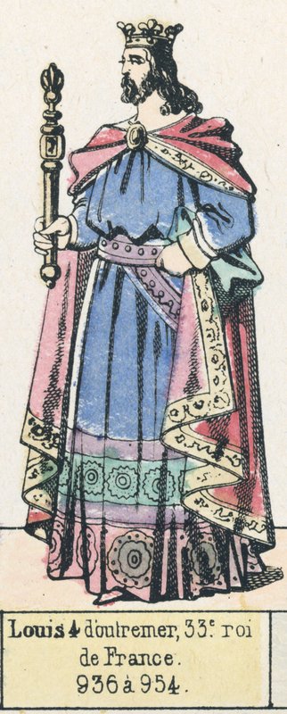 Ludwig IV. von Übersee, 33. König von Frankreich, 936 bis 954 von French School