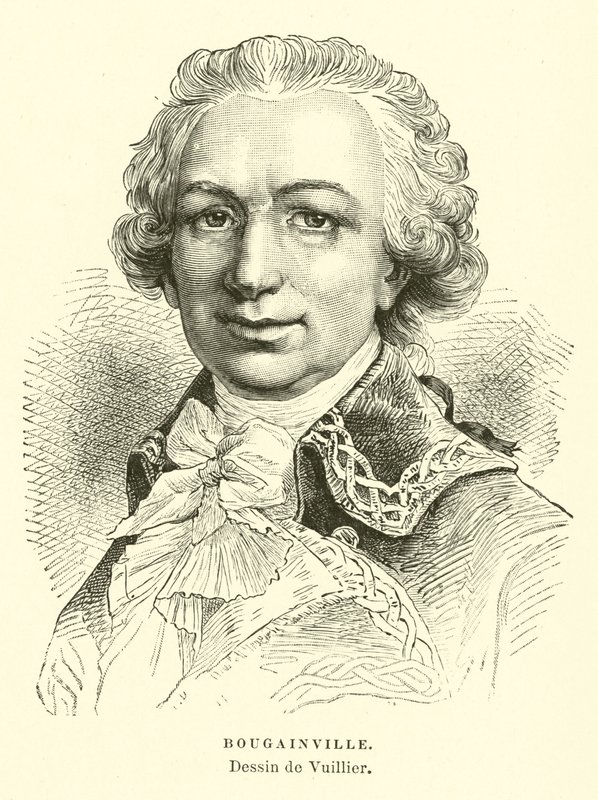 Louis Antoine de Bougainville, französischer Admiral und Entdecker von French School
