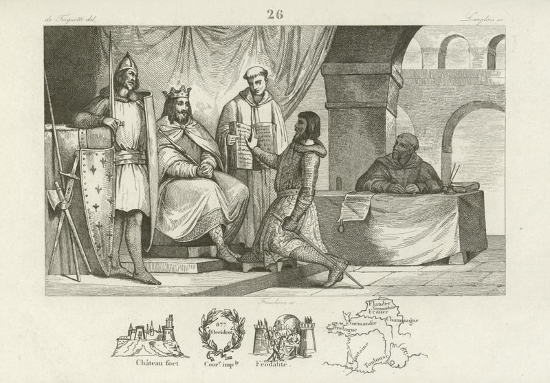 Ludwig II., König von Italien und Heiliger Römischer Kaiser von French School