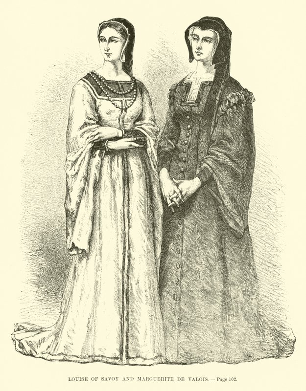 Louise von Savoyen und Margarete von Valois von French School