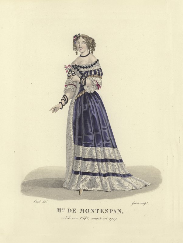 Madame de Montespan, Mätresse von König Ludwig XIV. von Frankreich von French School