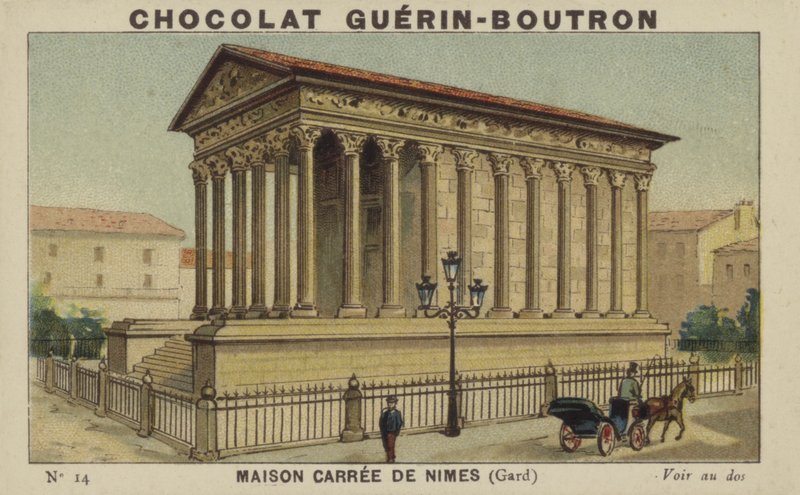 Maison Carree von Nimes, Gard von French School