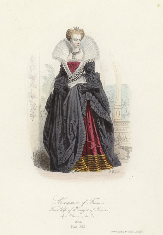 Margarete von Frankreich, erste Ehefrau von Heinrich IV. von Frankreich von French School