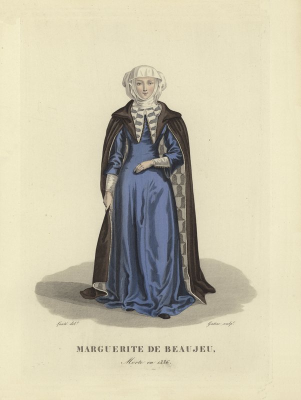 Marguerite de Beaujeu von French School