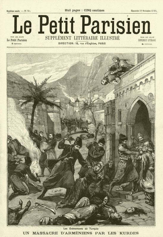 Massaker an Armeniern durch Kurden in der Türkei von French School