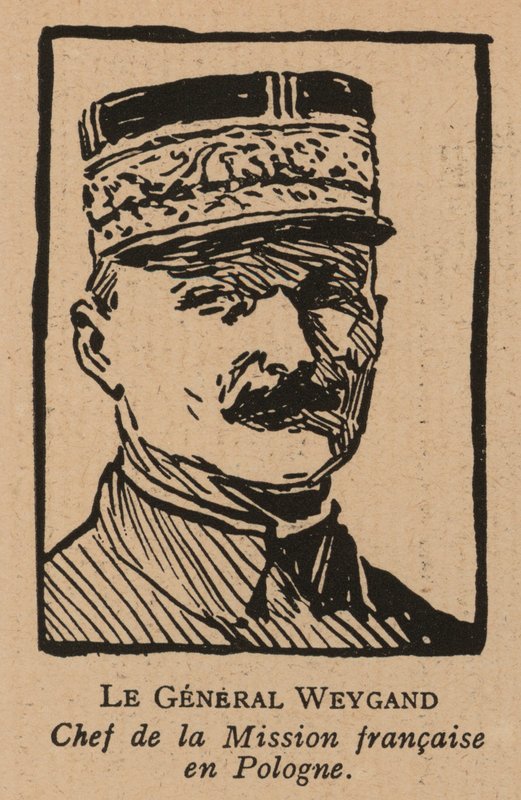 Maxime Weygand, französischer General und Mitglied der Interalliierten Mission zur Unterstützung der Zweiten Polnischen Republik im Polnisch-Sowjetischen Krieg 1920 von French School