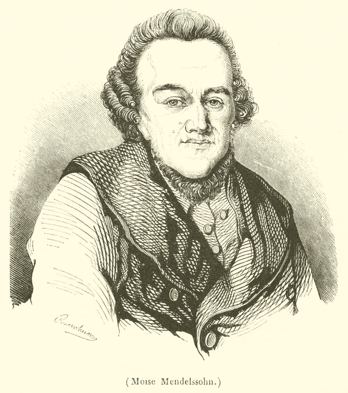 Moses Mendelssohn von French School