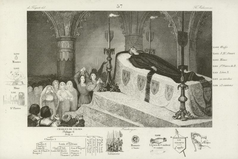 Trauer um den Tod von Ludwig XII. von Frankreich, 1515 von French School
