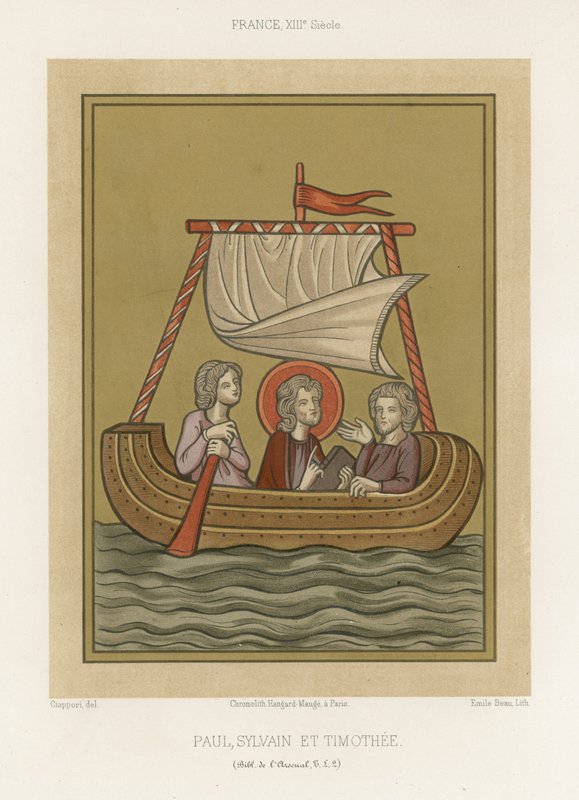 Paulus, Silas und Timotheus von French School