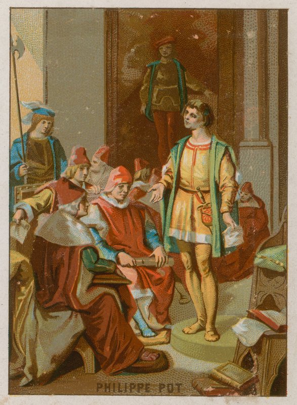 Philippe Pot bei der Versammlung der Generalstände in Tours von French School